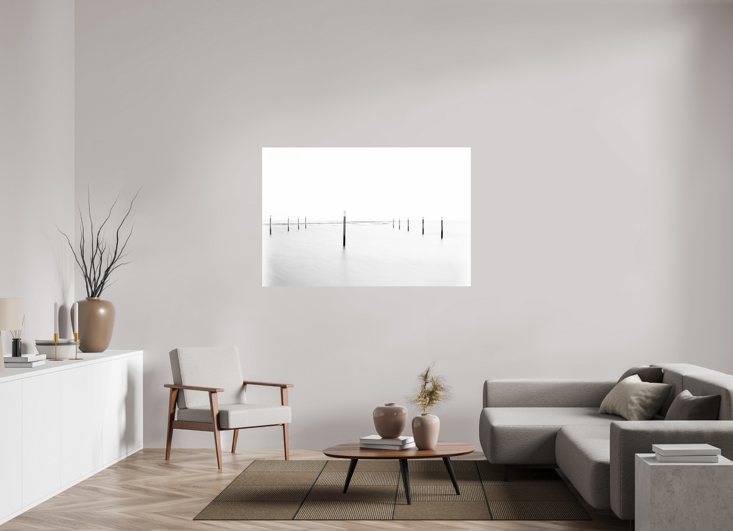150 x 100 cm, HM FA Baryta oR Spiekeroog Hafen