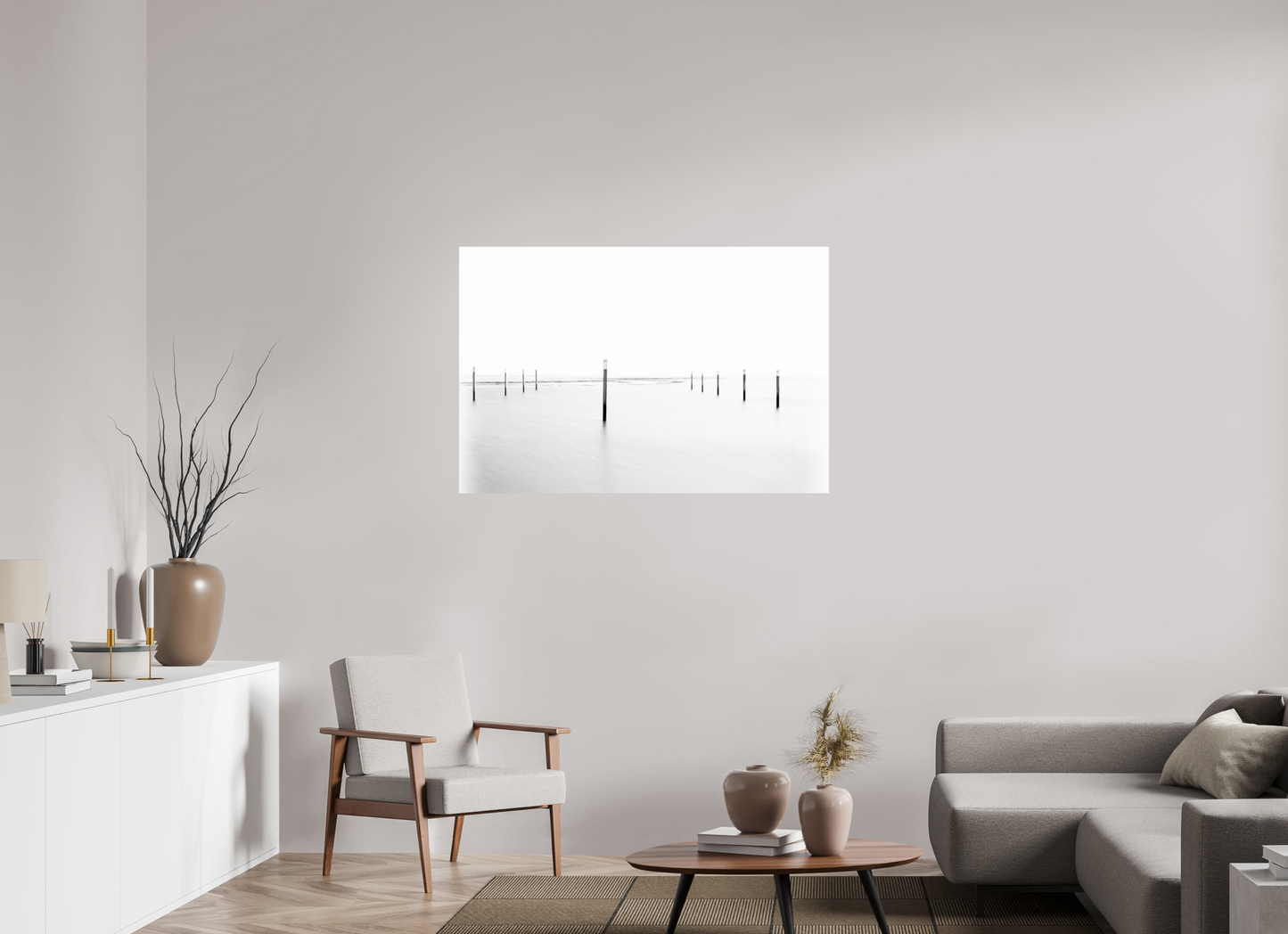 120 x 80 cm, HM FA Baryta oR Spiekeroog Hafen